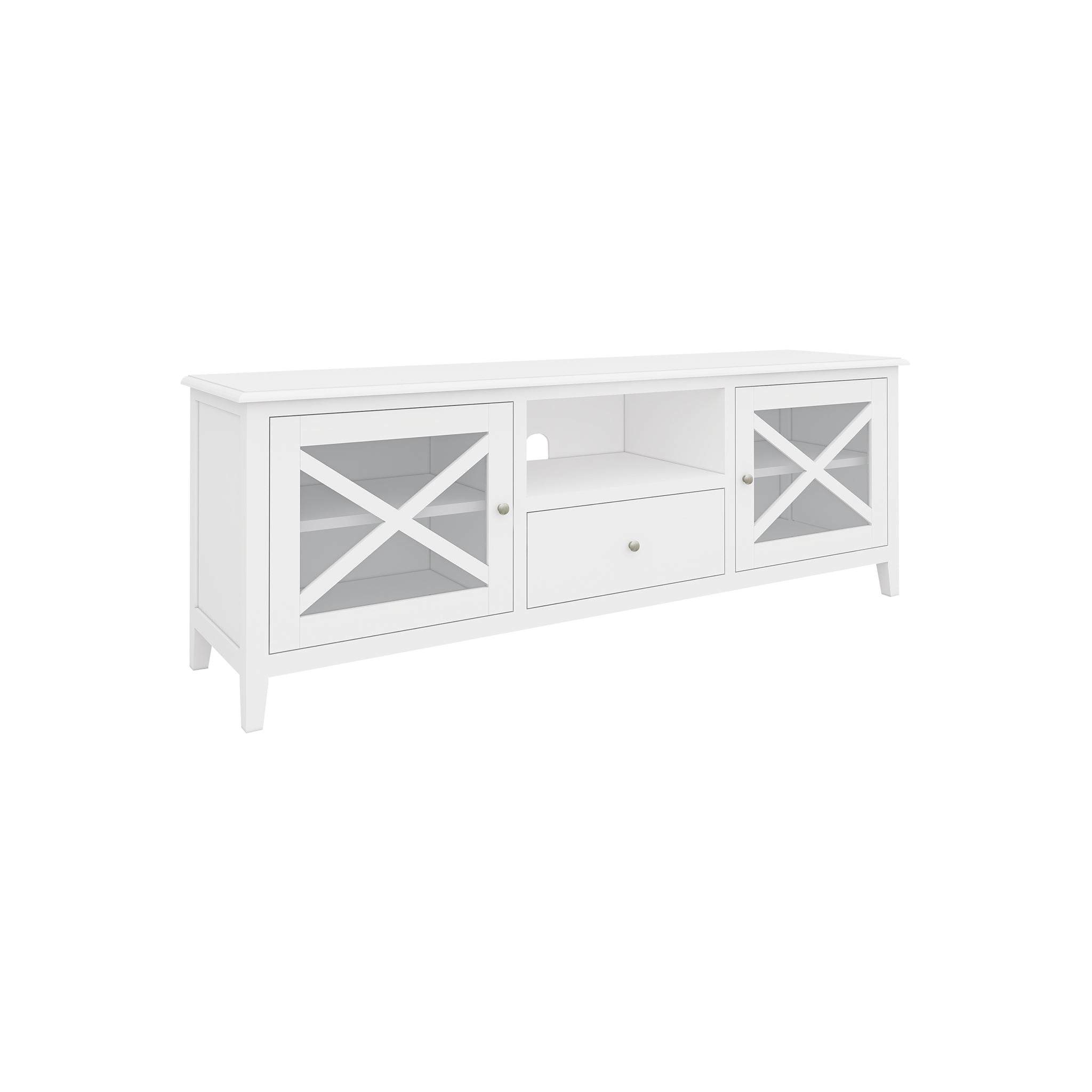 Hampton Tv Unit Medium 2Drs, Drw & Niche 170 x 42 x 60cm – Furniture 4U