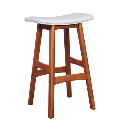 Gangnam Bar Stool Light Walnut Frame