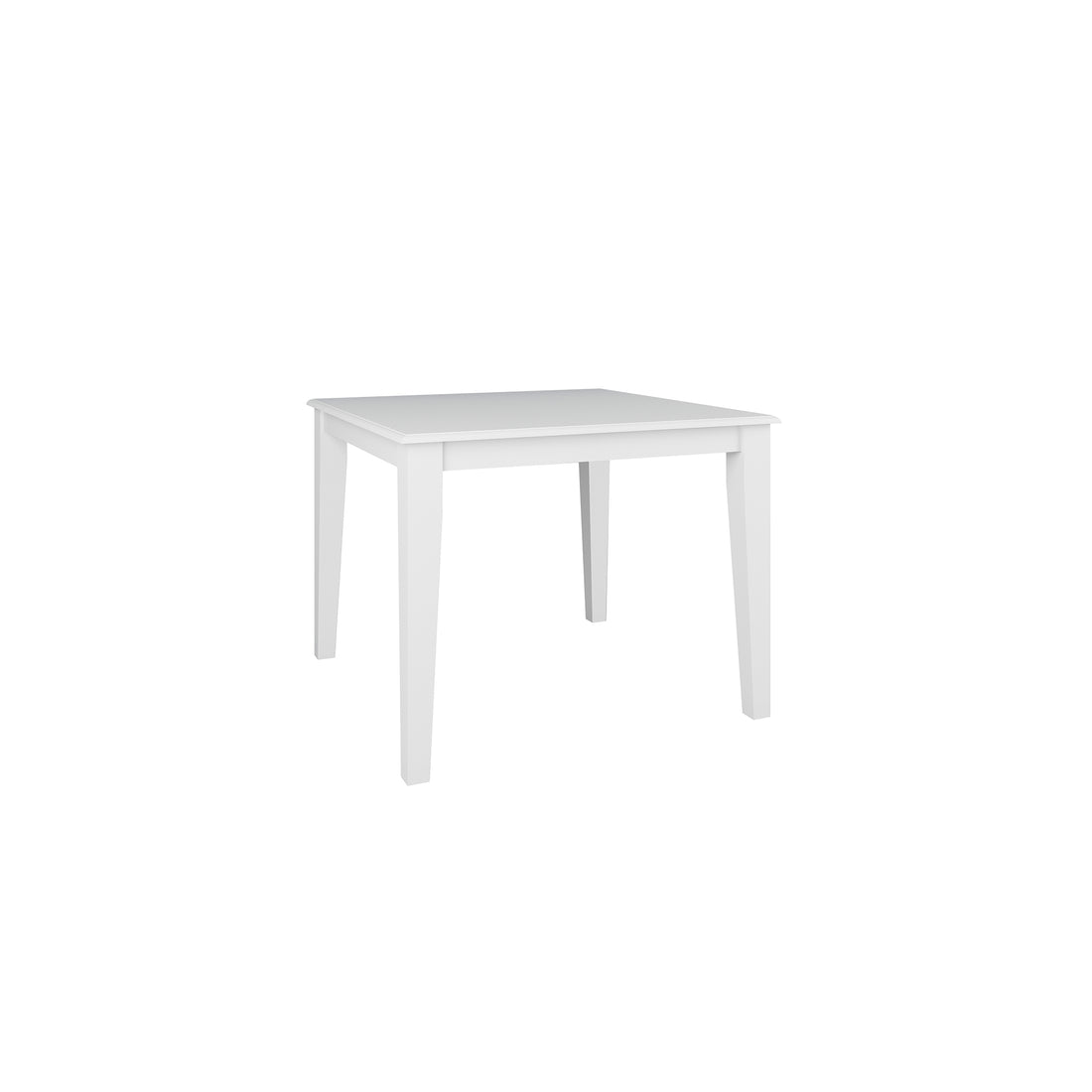 Hampton Dining Table 100 x 100 x 77cm White – Furniture 4U